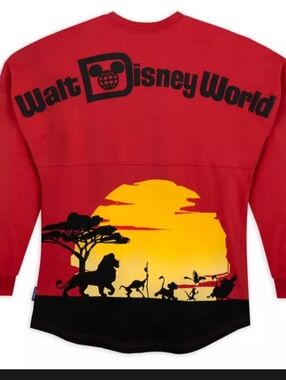 Walt Disney World Lion King Simba Spirit Jersey Adult Sz L NWT